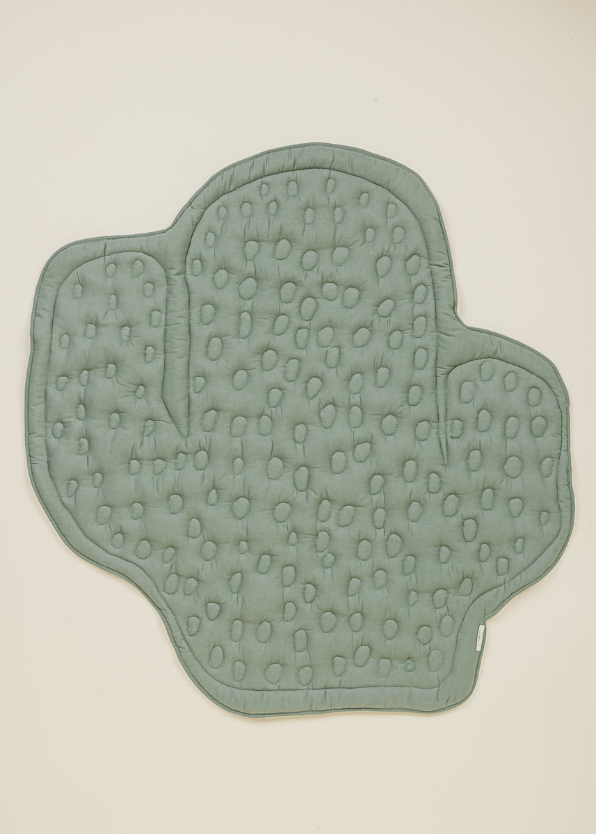 Linen & Cotton Quilted Playmat CACTUS Coco Village