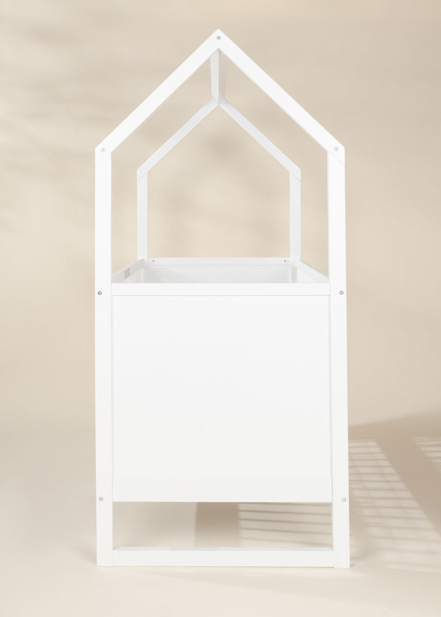 House Baby Crib - WHITE