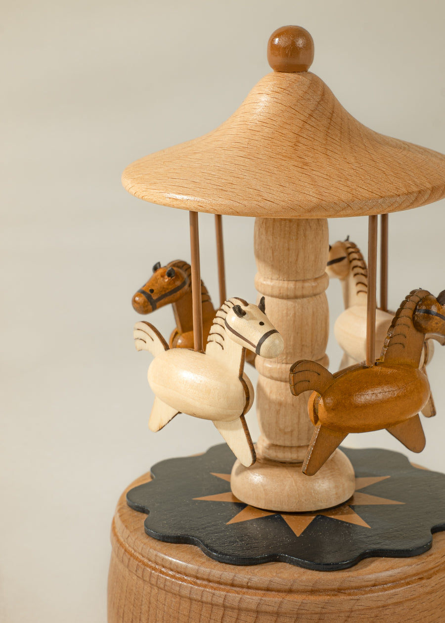 Wooden Music Box - THE CAROUSEL