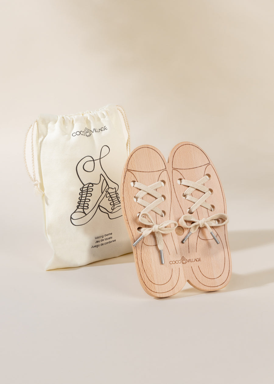 Wooden Lacing Game