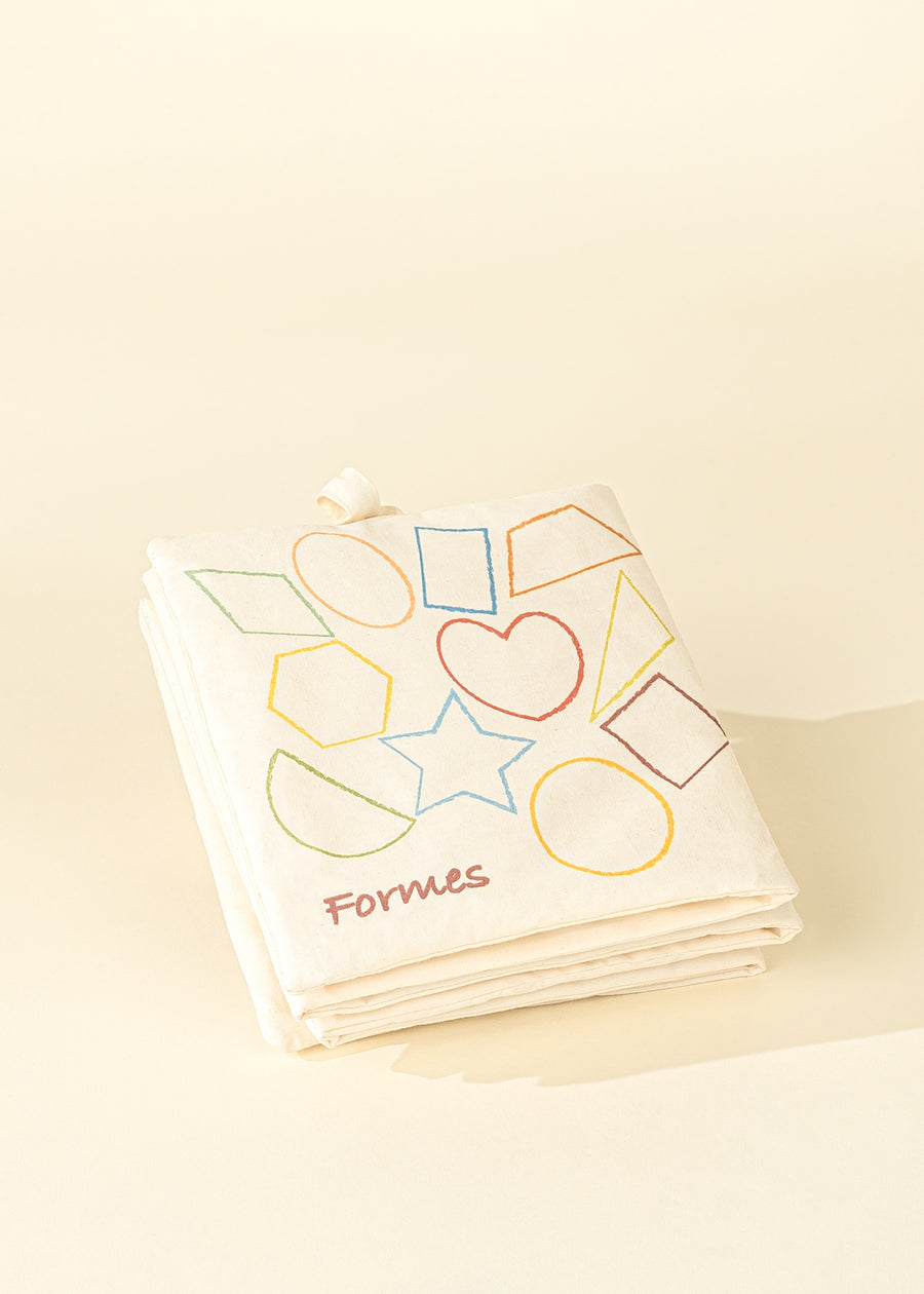 Natural Cotton Baby's First Soft Book French - SHAPES