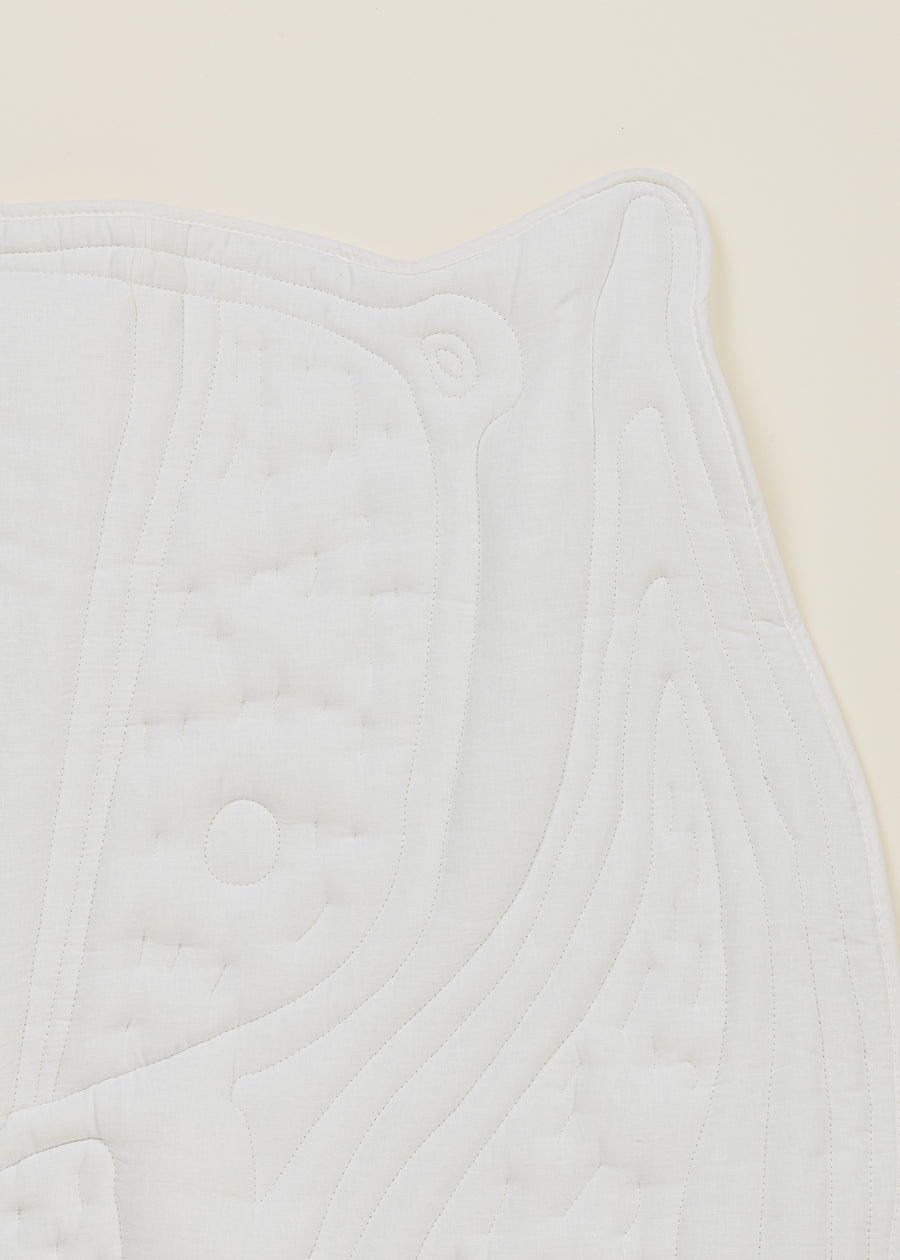 Linen & Cotton Quilted Playmat - LITTLE SKUNK