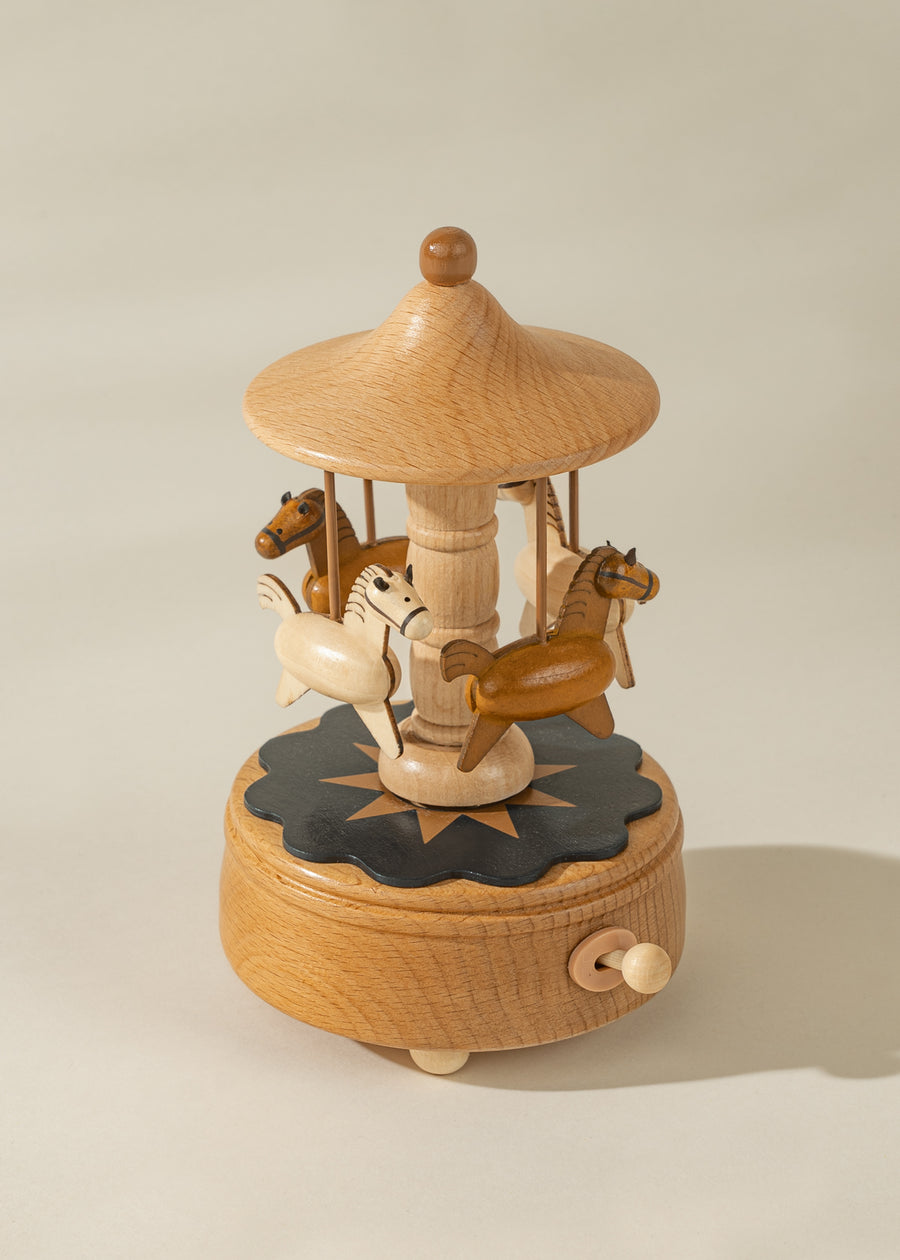 Wooden Music Box - THE CAROUSEL