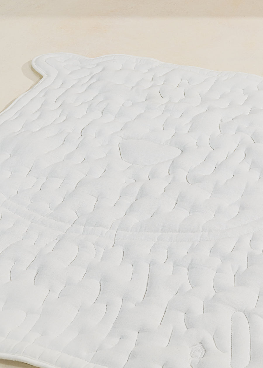 Linen & Cotton Quilted Playmat - BOOGIE BEAR