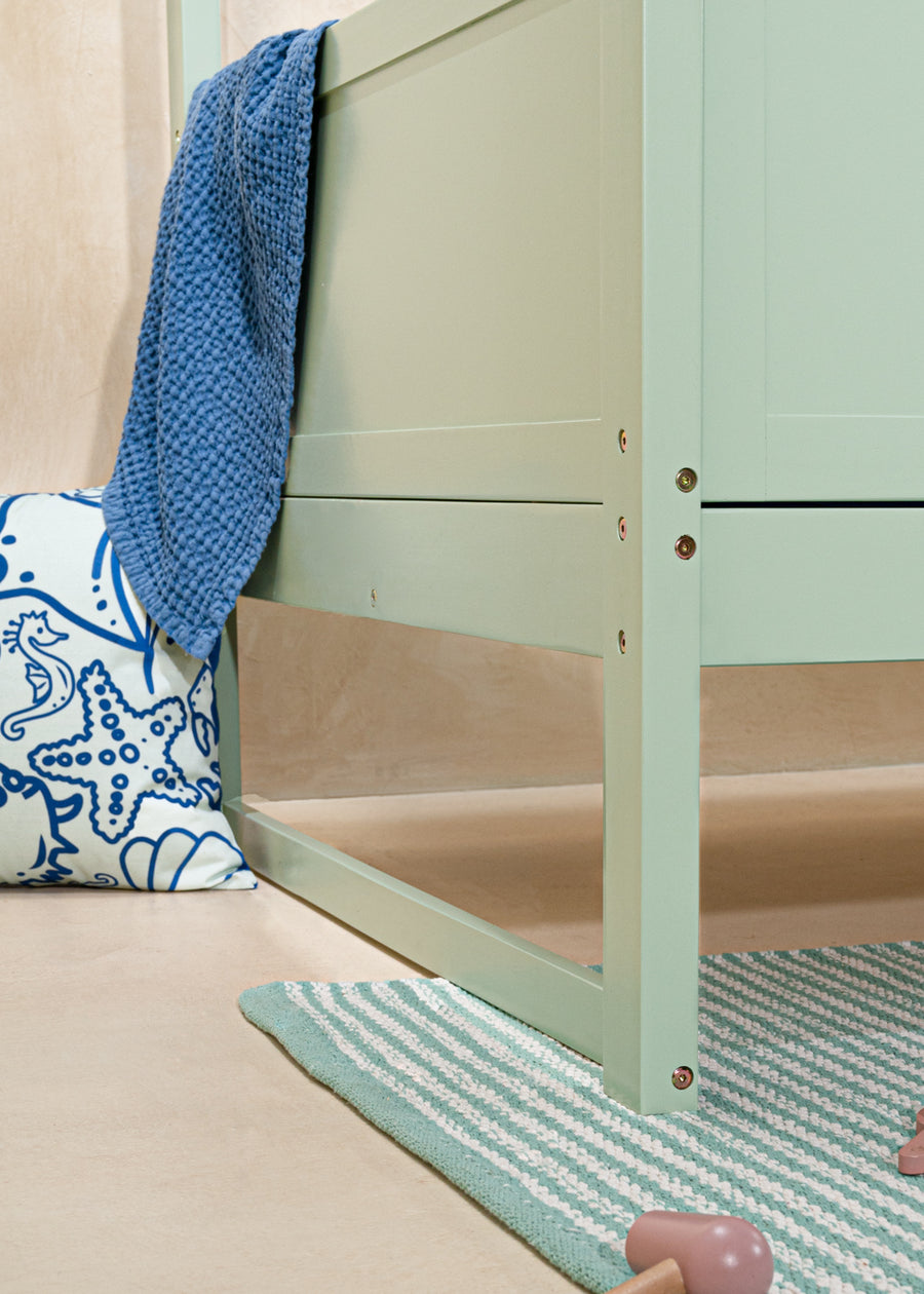 House bed with rails - Seafoam