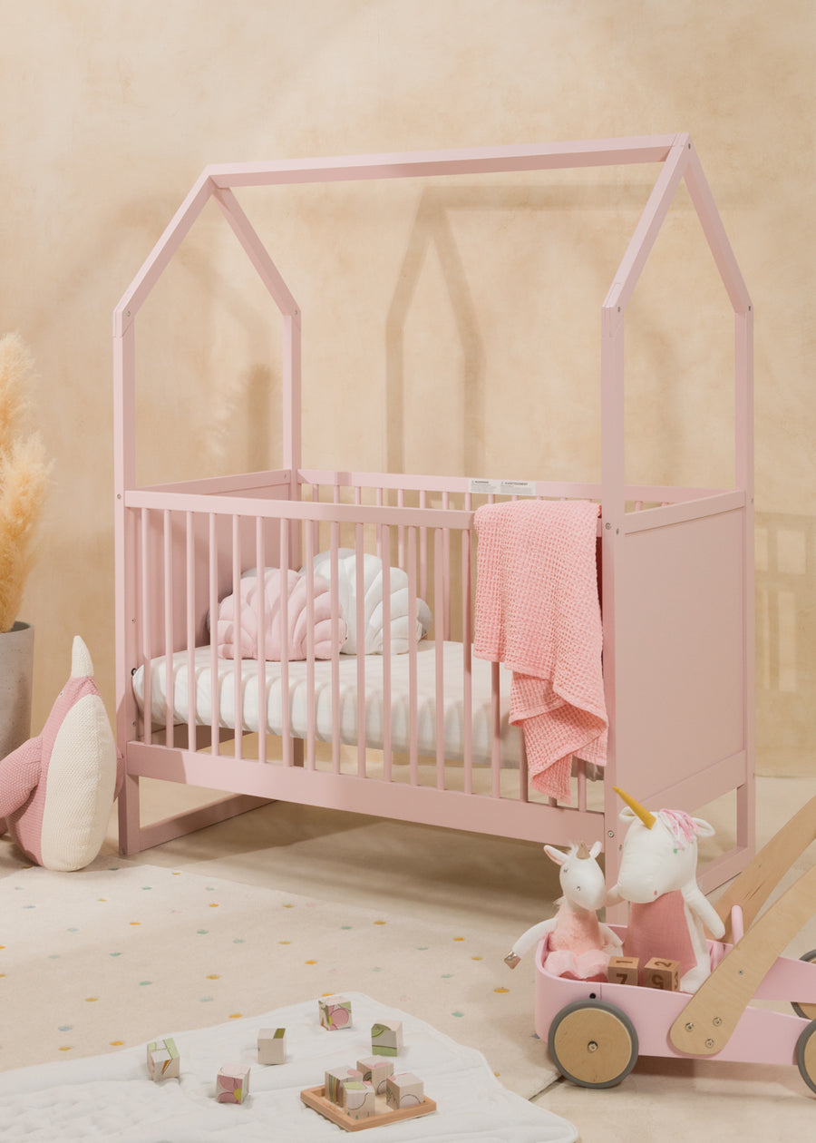 House Baby Crib - PINK