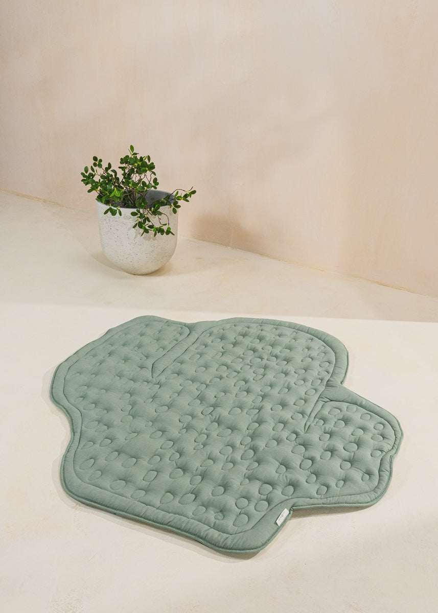 Linen & Cotton Quilted Playmat CACTUS Coco Village